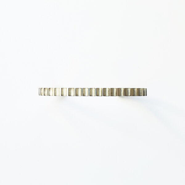 Bracelet roue dentée 5mm poli – Image 2