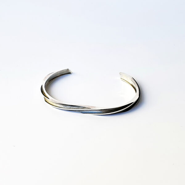Bracelet strié 5mm poli – Image 2